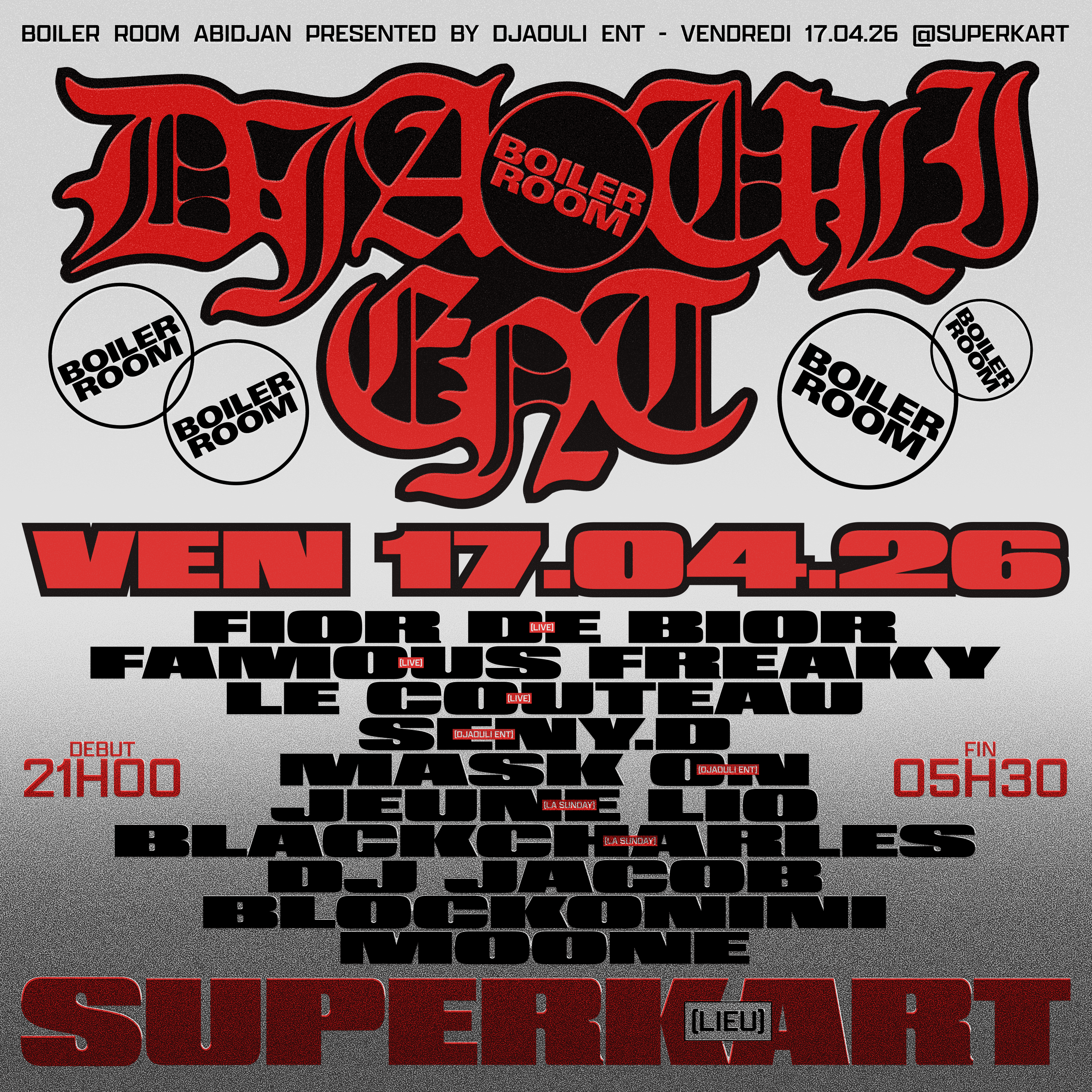 BOILER ROOM ABIDJAN PRESENTED BY DJAOULI ENT